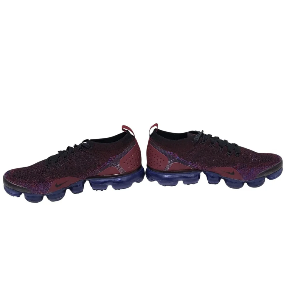 Nike ViporMax Burgundy Blue Black Women's Athletic Shoes Size 7.5